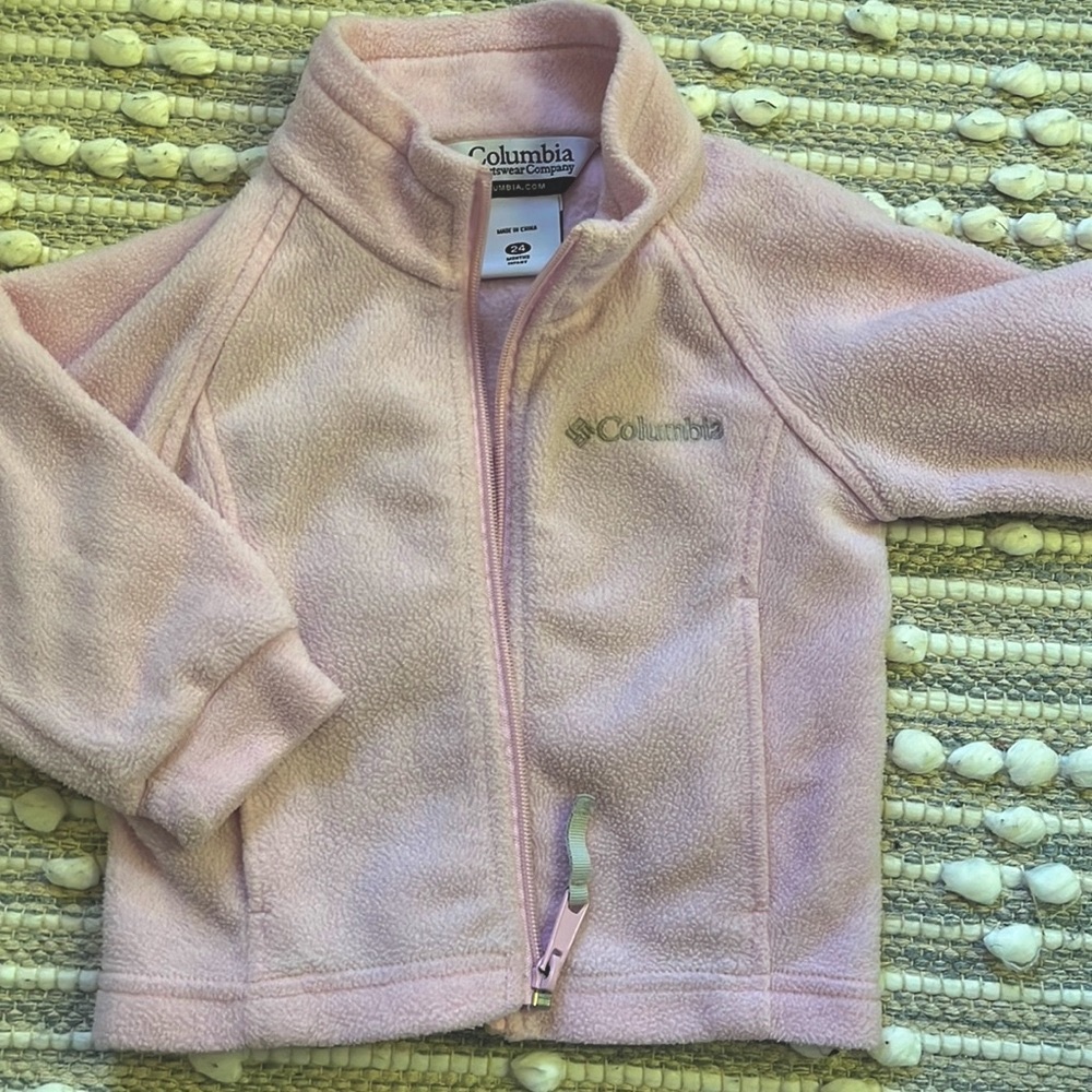 Light Pink Columbia fleece jacket
